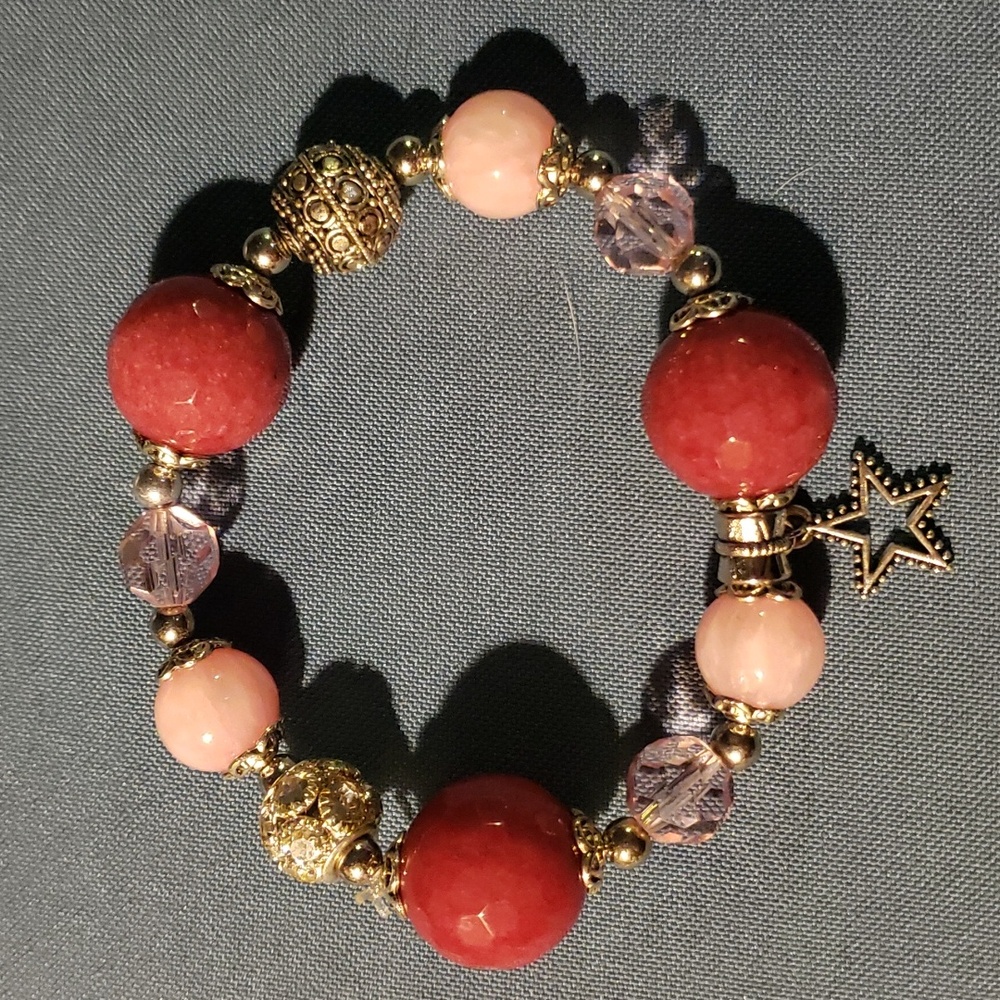 Semi precious stone bracelet